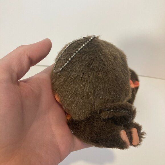 Monchhichi Keychain Water Tube Pair Sekiguchi Doll Toy Plush Japanese Monkey - Picture 4 of 14